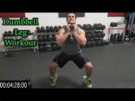 Maximize Your Home Fitness: Effective Leg Workouts Using Dumbbells